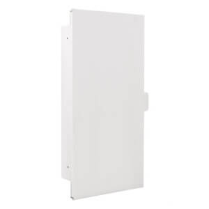 127-SN Fully-Recessed 10 lb. Fire Extinguisher Cabinet with Full Metal Door in Baked White Enamel