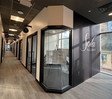 Sola Salons Beauty Salon Suite Rentals Fire Extinguisher Cabinets Project